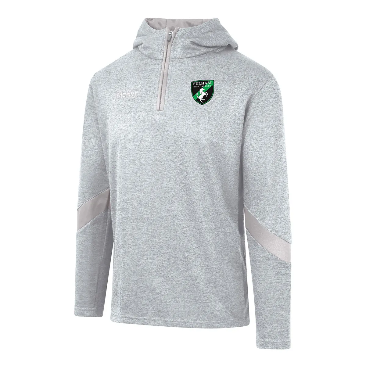 Mc Keever Fulham Irish GAA Core 22 1/4 Zip Hoodie - Adult - Grey