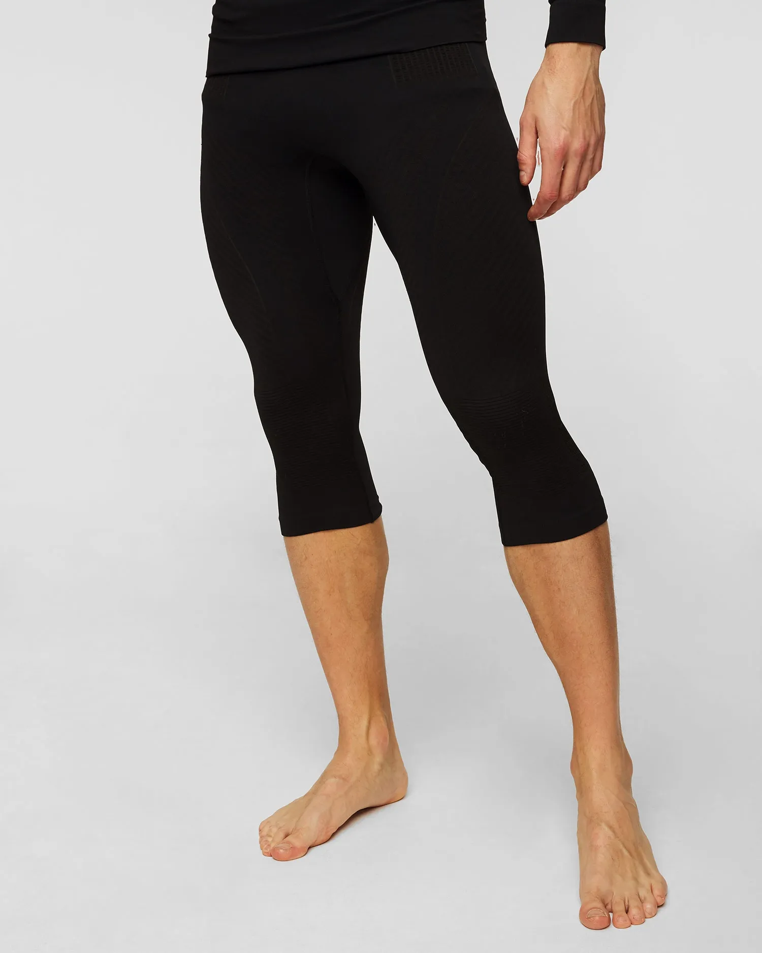 Men's black 3/4 thermo-active leggings X-Bionic Energy Accumulator 4.0 eawp07w22m-b002