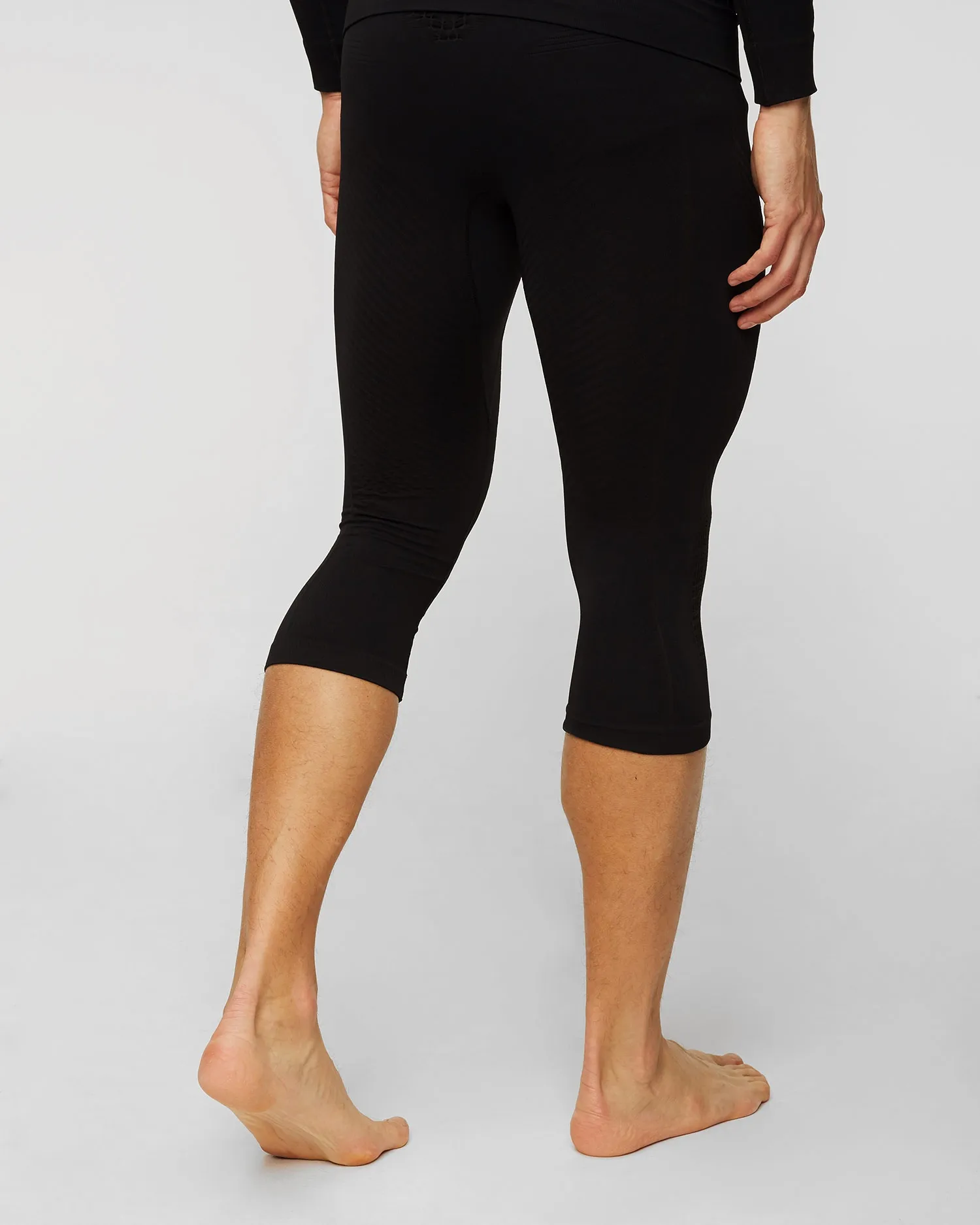 Men's black 3/4 thermo-active leggings X-Bionic Energy Accumulator 4.0 eawp07w22m-b002