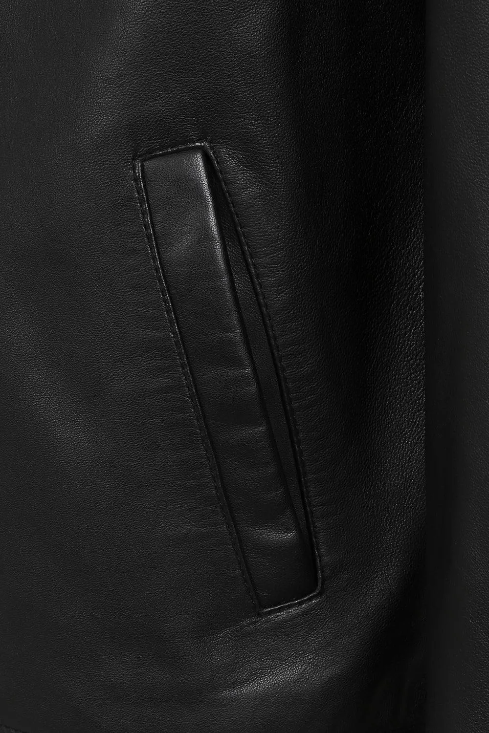 Men's Black Classic Real Leather Jacket for Every Occasion - 'ANDREW'