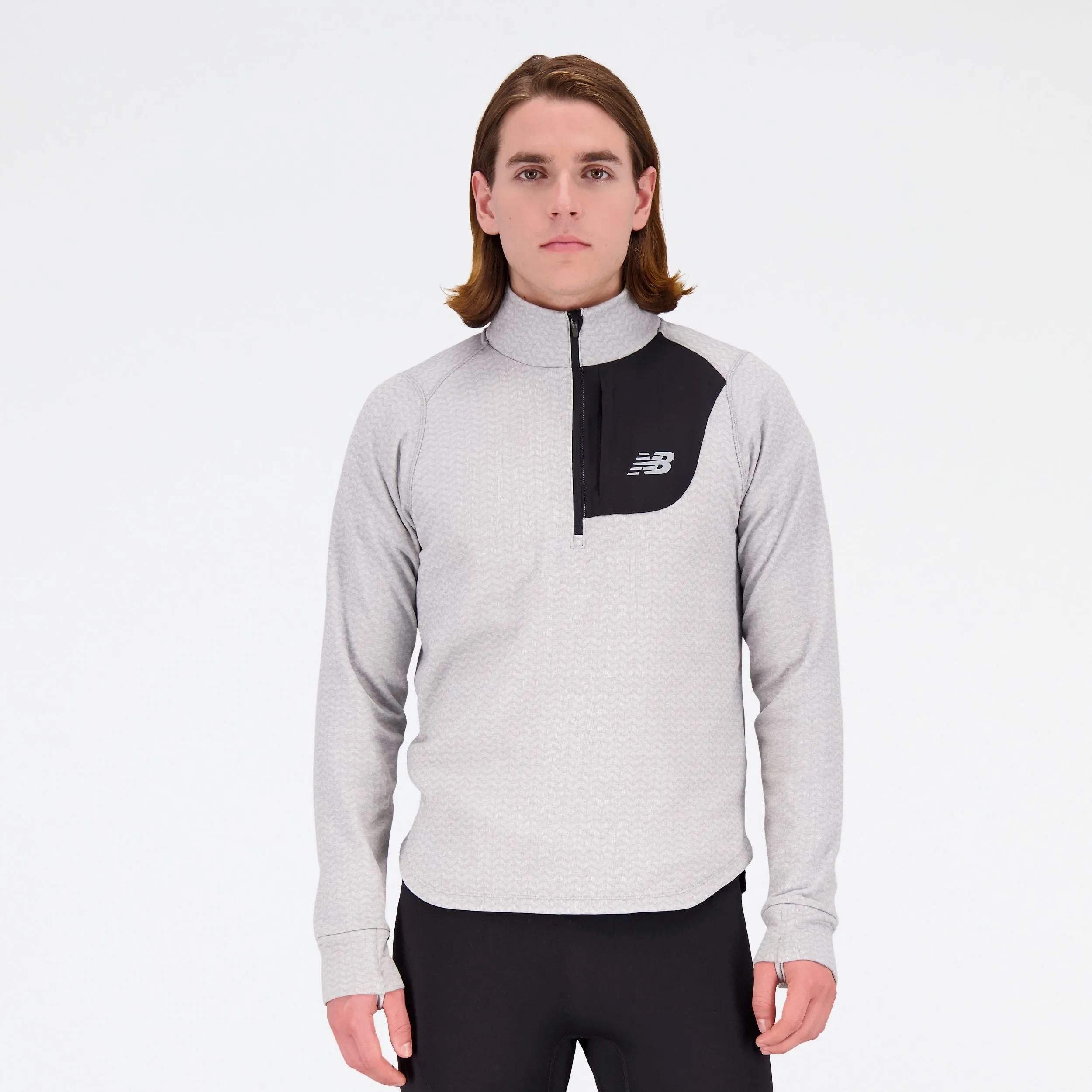 Men's New Balance Heat Grid Half Zip - MT23252-AG