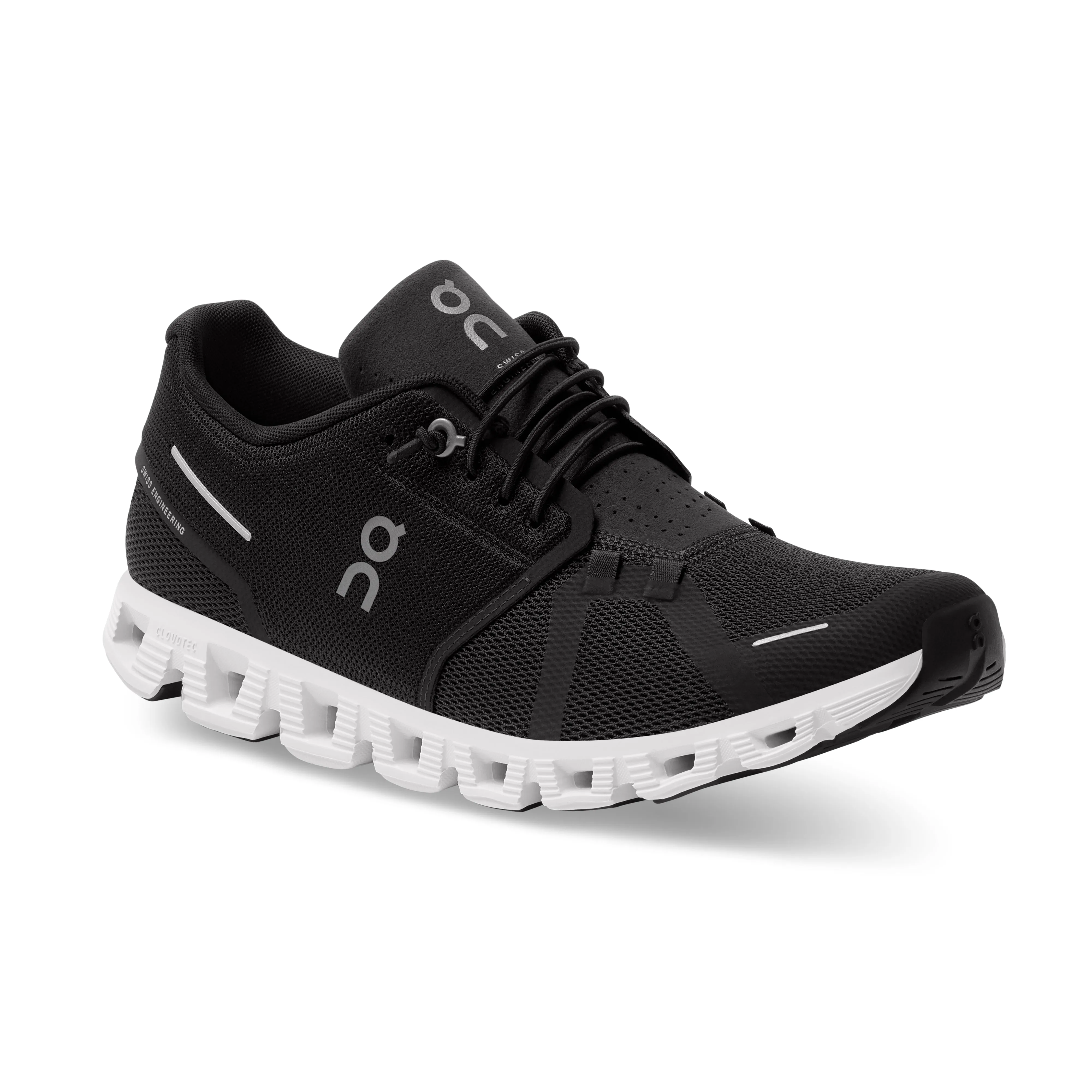 Men's On Cloud 5 Running Shoe in Black / White