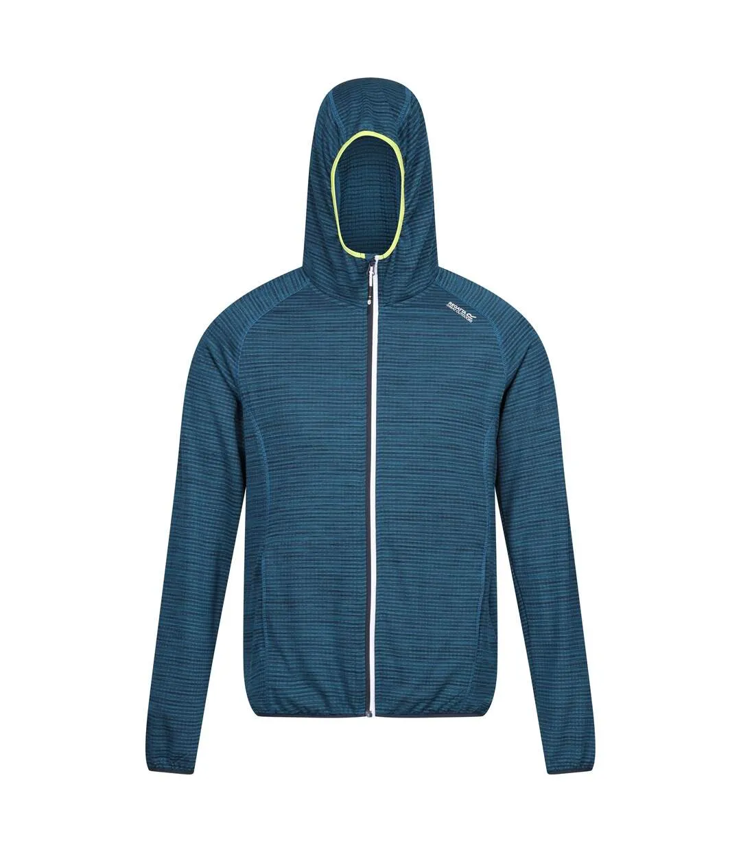 Mens yonder full zip hoodie moroccan blue/piquant green Regatta