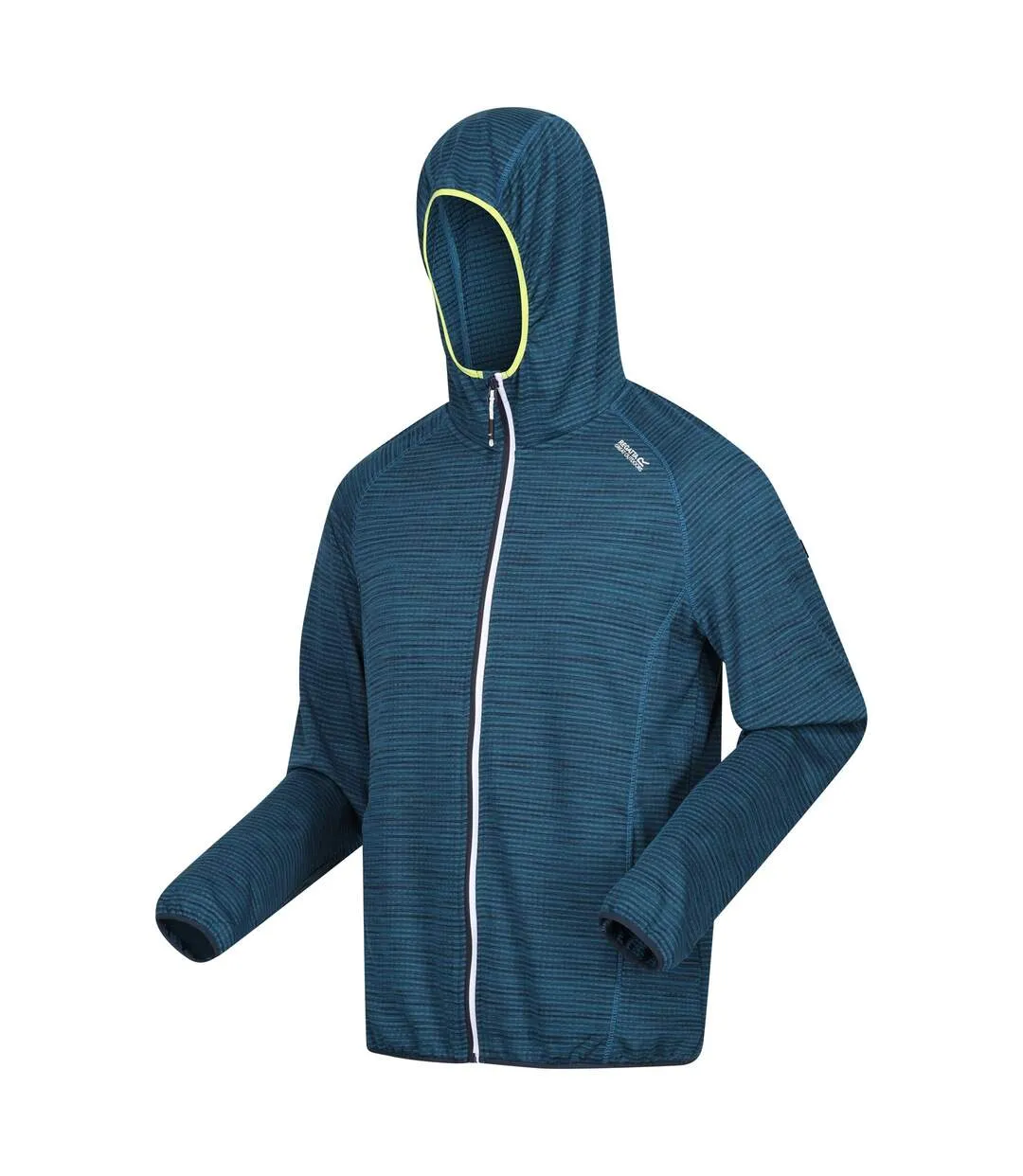 Mens yonder full zip hoodie moroccan blue/piquant green Regatta