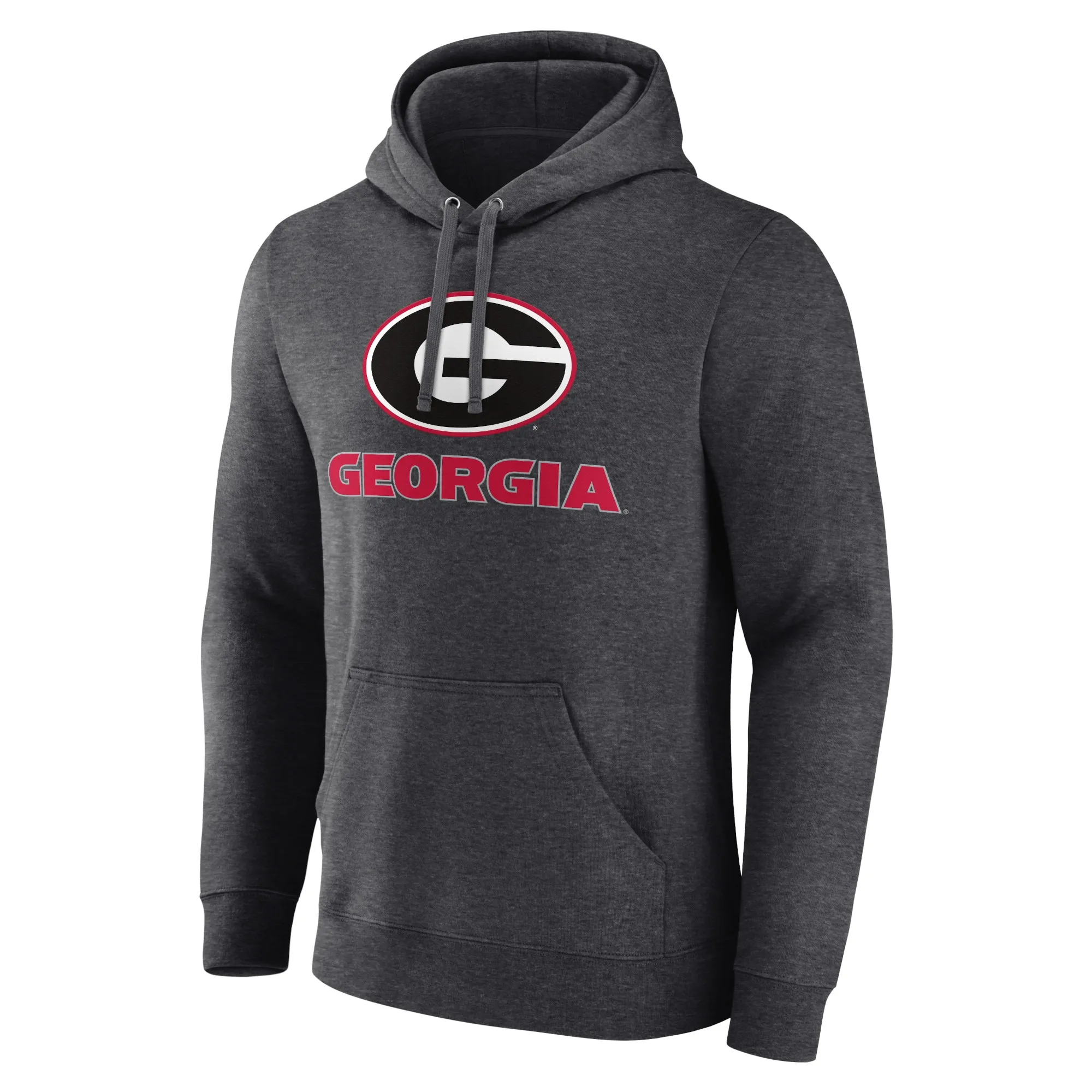 Men's Charcoal Georgia Bulldogs Lockup Team Pullover Hoodie