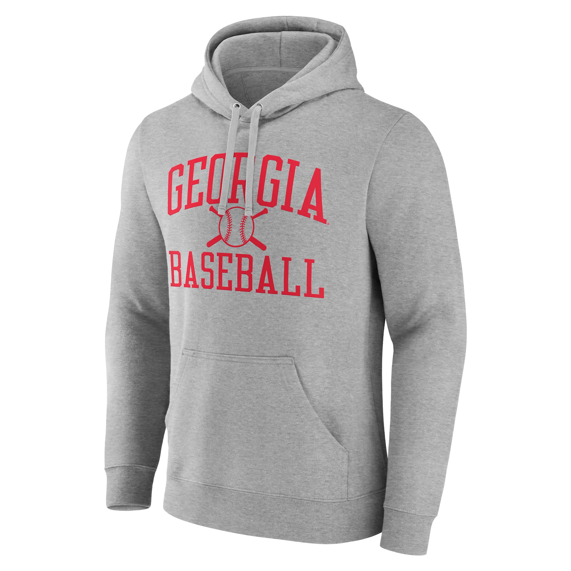 Men's  Gray Georgia Bulldogs Baseball Pick-A-Player NIL Gameday Tradition Pullover Hoodie