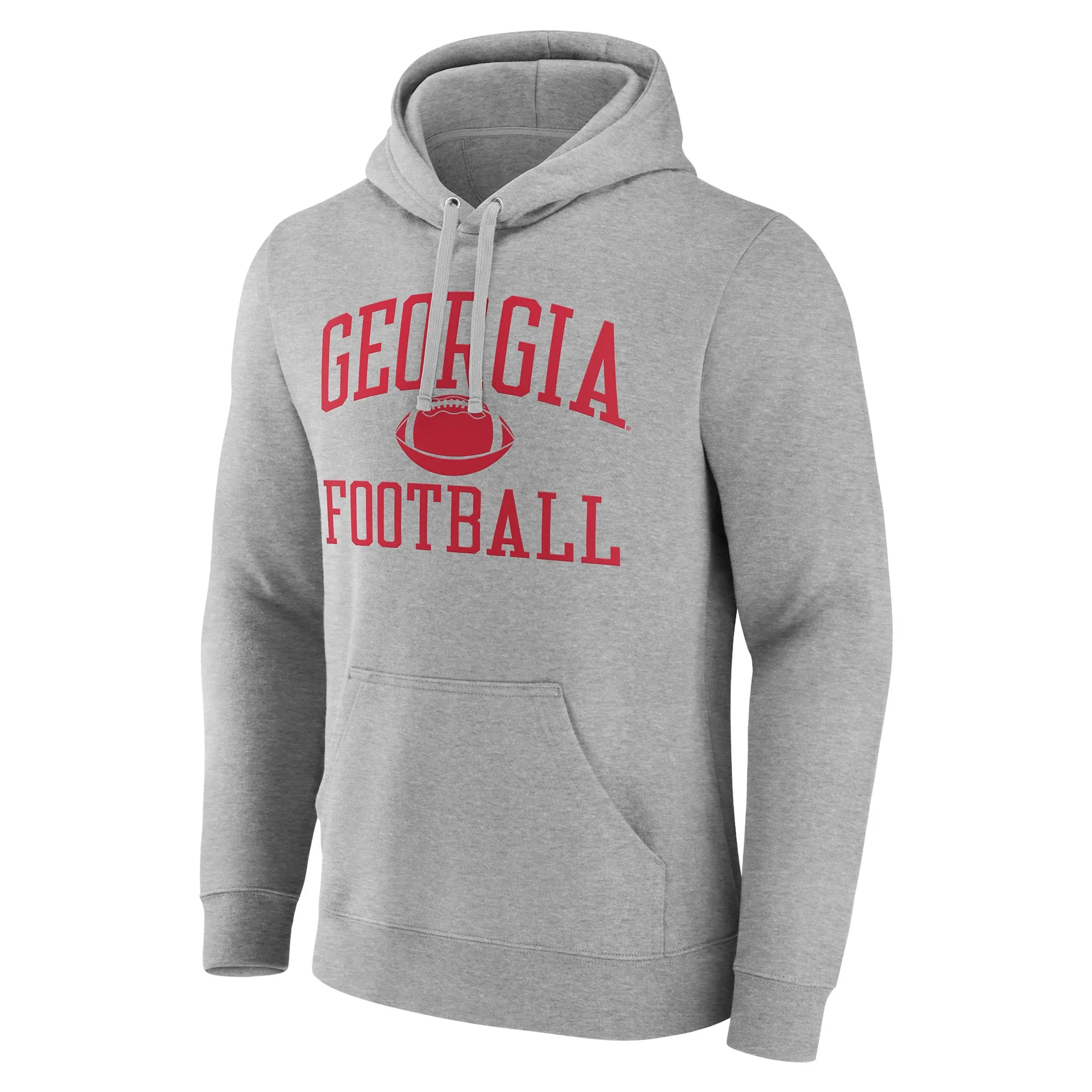 Men's Gray Georgia Bulldogs Football Pick-A-Player NIL Gameday Tradition Pullover Hoodie