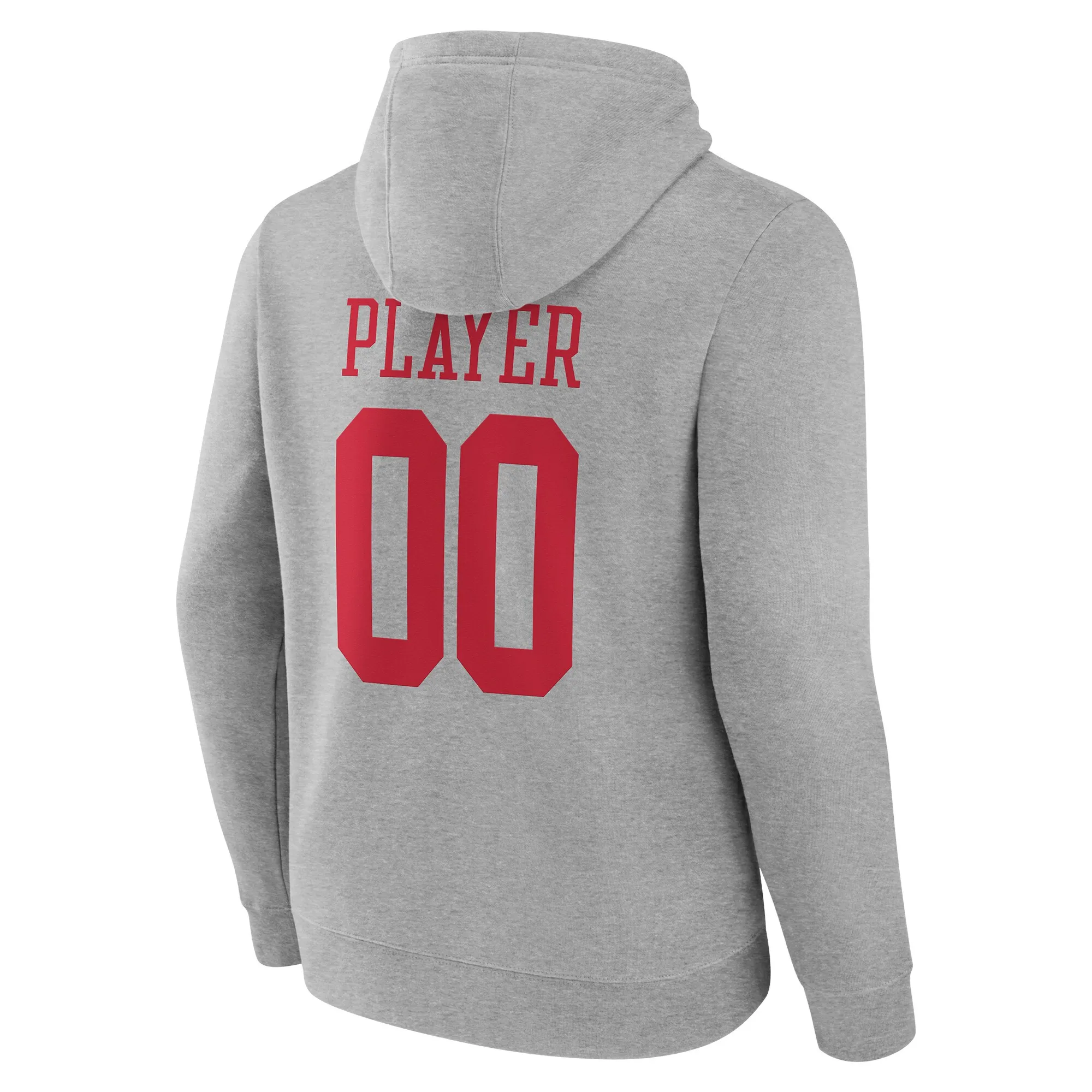 Men's Gray Georgia Bulldogs Football Pick-A-Player NIL Gameday Tradition Pullover Hoodie