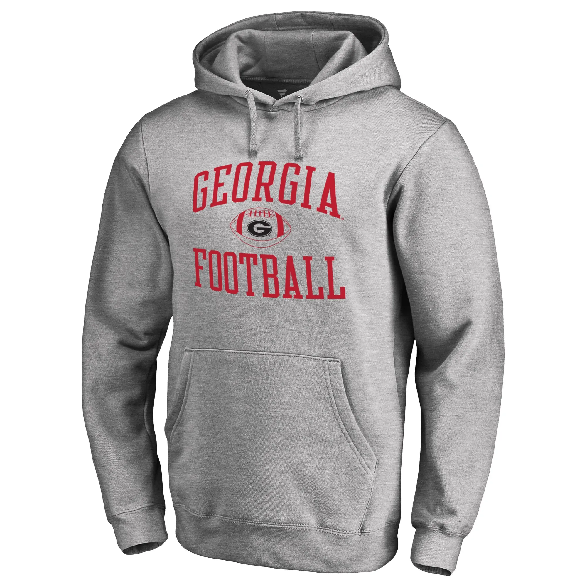 Men's Heather Gray Georgia Bulldogs First Sprint Pullover Hoodie