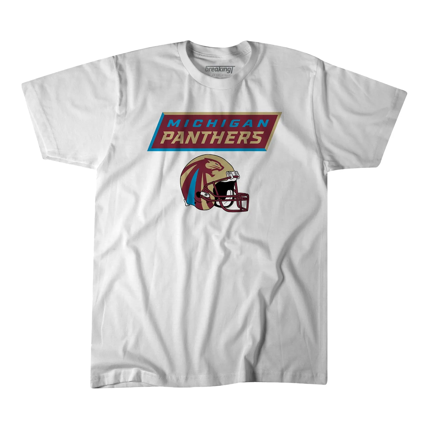 Michigan Panthers Vintage Helmet T-Shirt