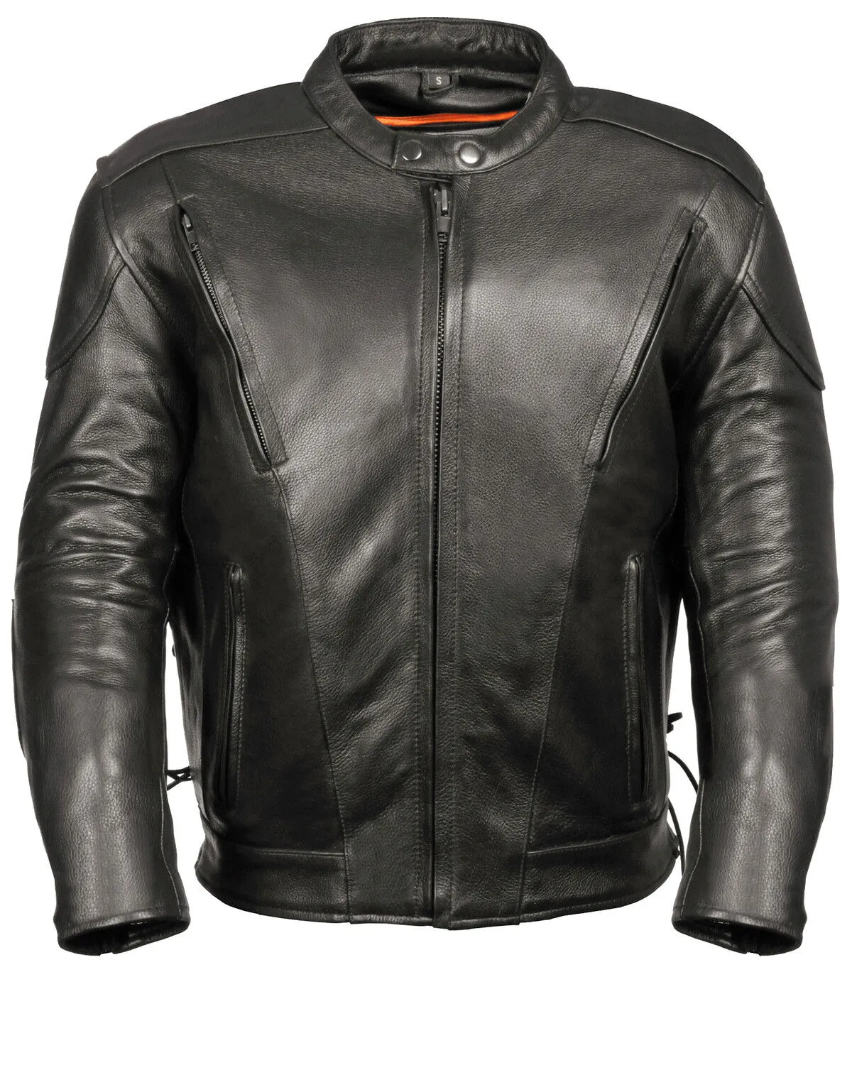 Milwaukee Leather Men's Lace Side Vented Scooter Jacket - 5X