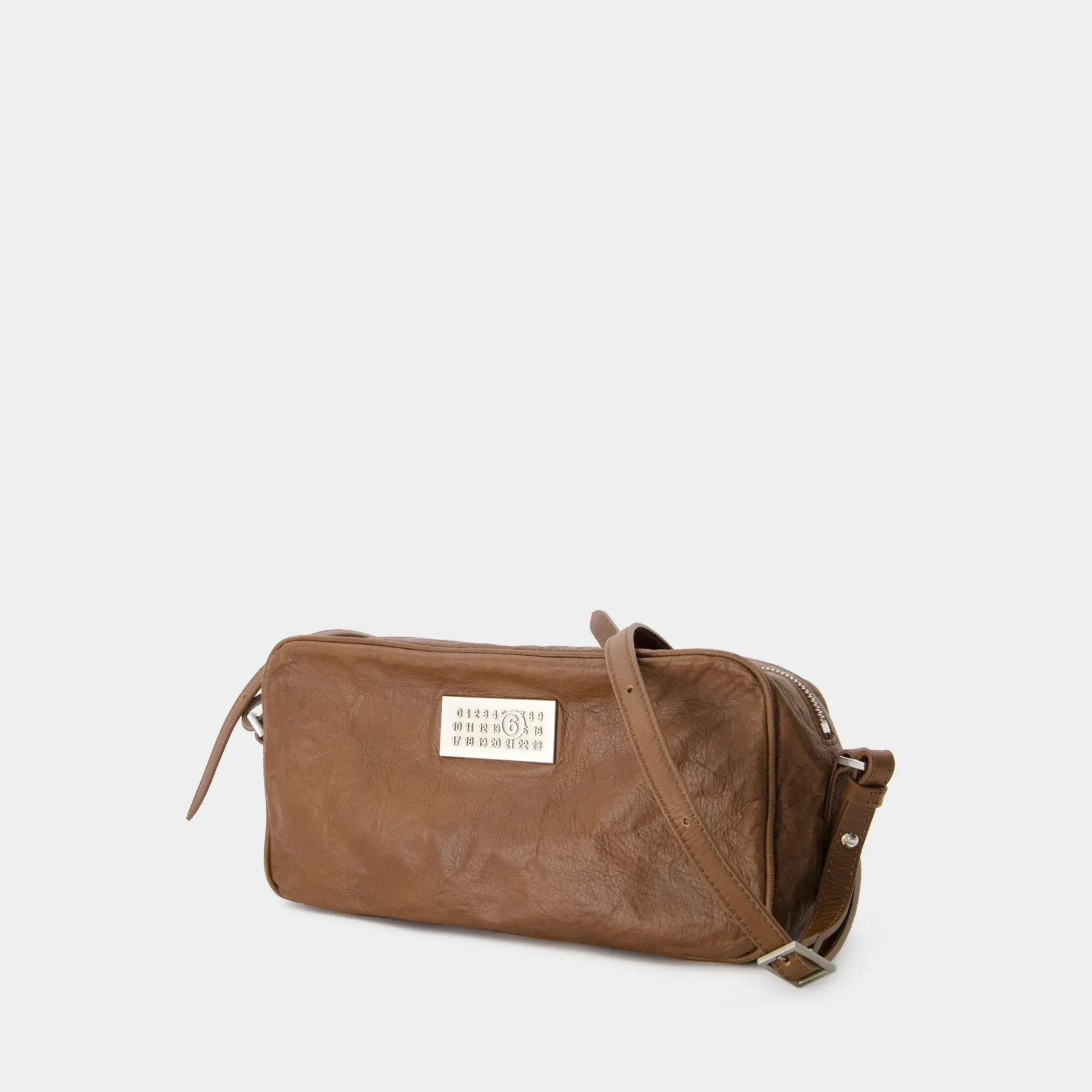 MM6 Maison Margiela  Numeric Small Worn Out Bag - MM6 Maison Margiela - Leather - Brown