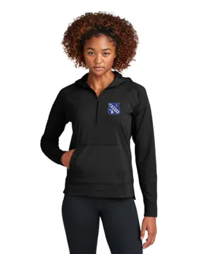 MSPTA Women's 1/2 Zip Sport Wick Stretch Hoodie