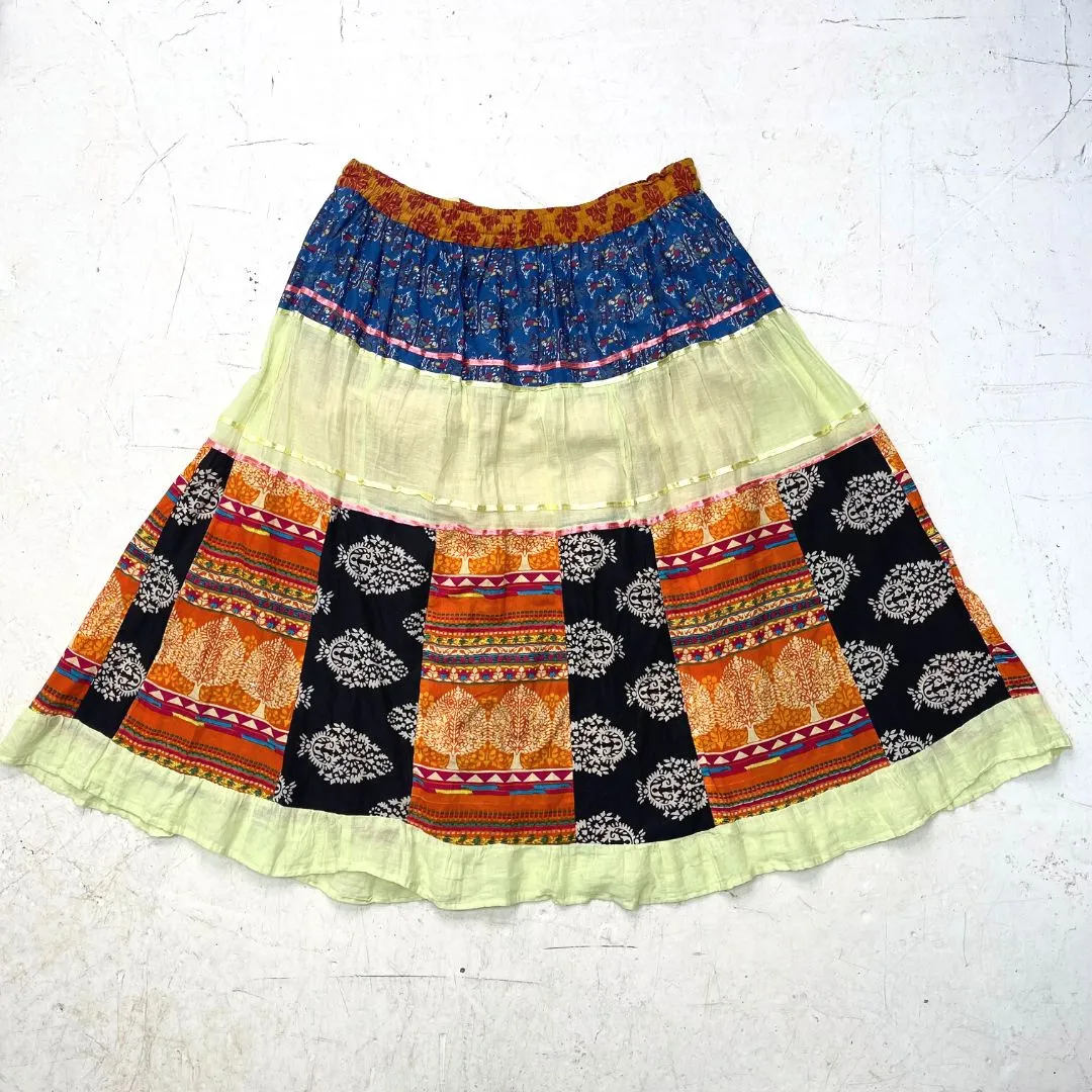 Multi Patterned Skirt - VintageVera