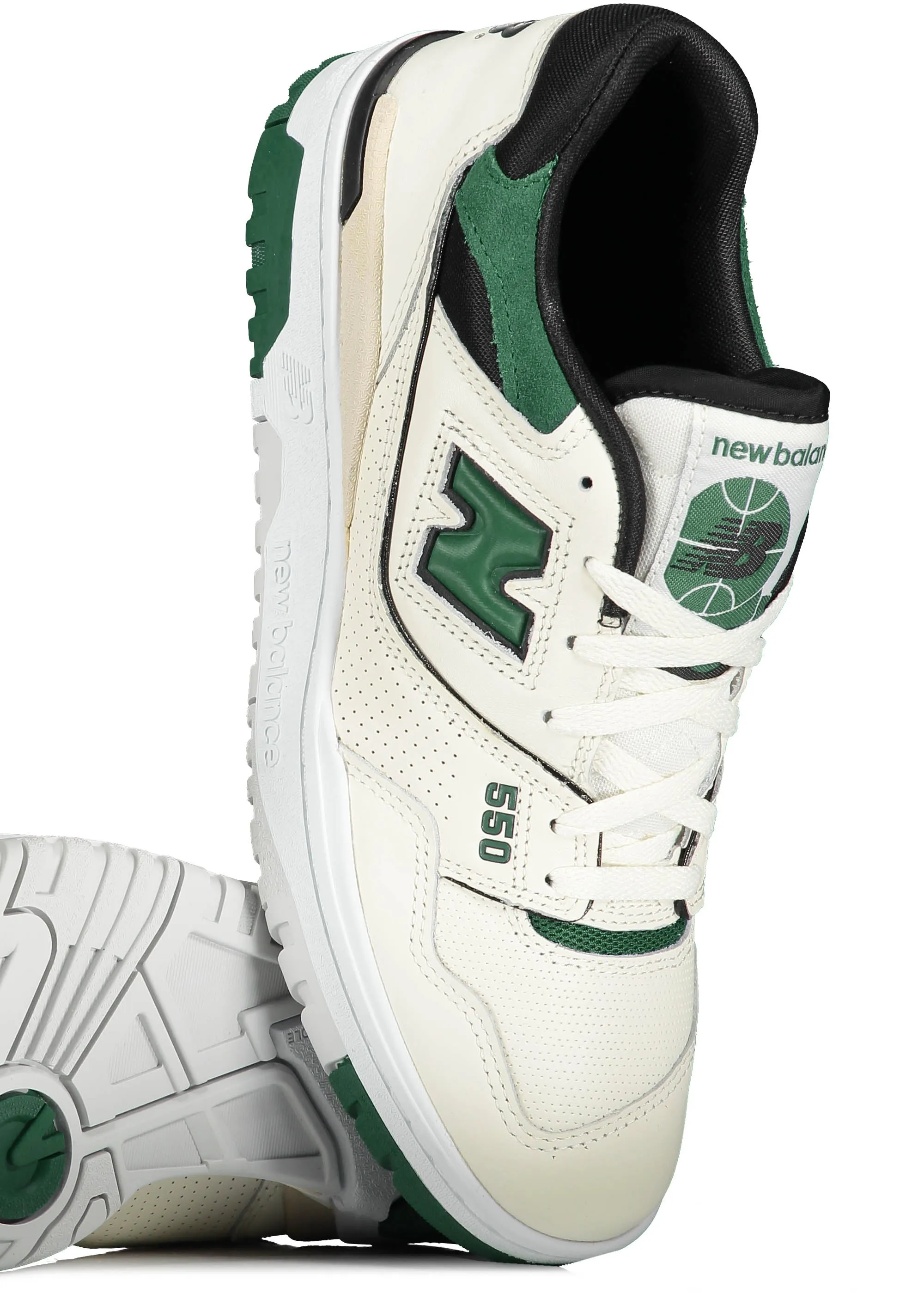 New Balance 550 - Sea Salt/Green