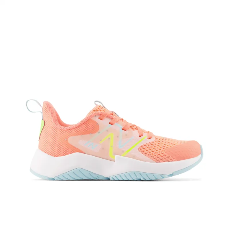 New Balance Youth Girls Rave Run V2 Shoe - GKRAVGH2 (X-Wide)