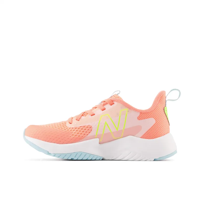 New Balance Youth Girls Rave Run V2 Shoe - GKRAVGH2 (X-Wide)