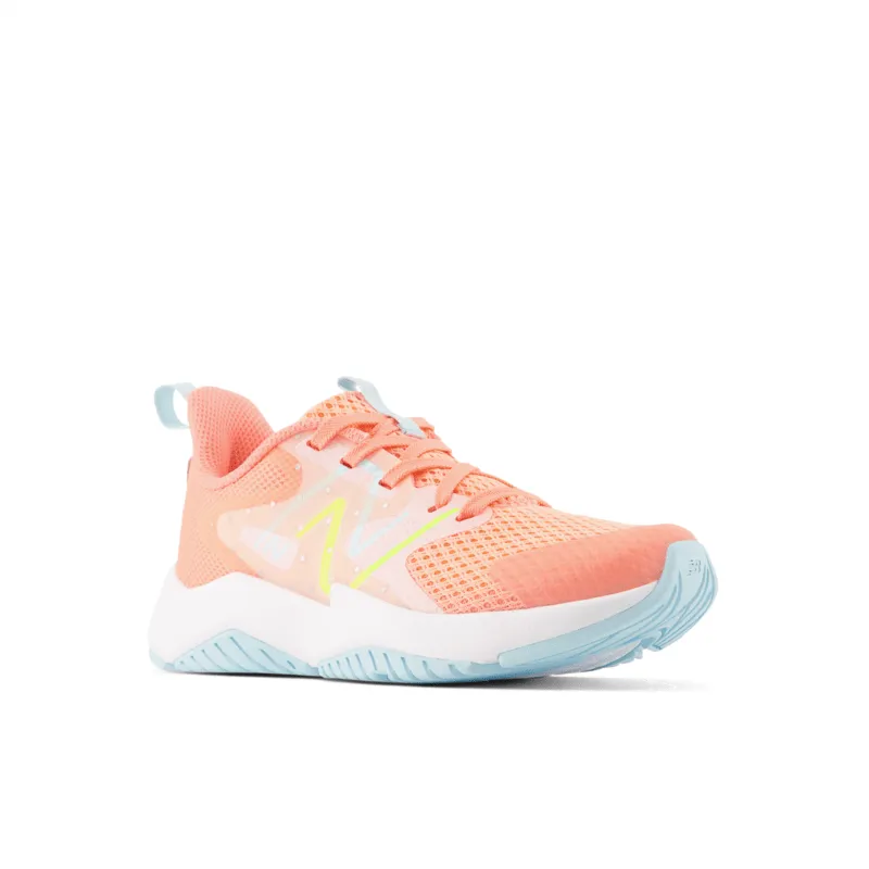 New Balance Youth Girls Rave Run V2 Shoe - GKRAVGH2 (X-Wide)