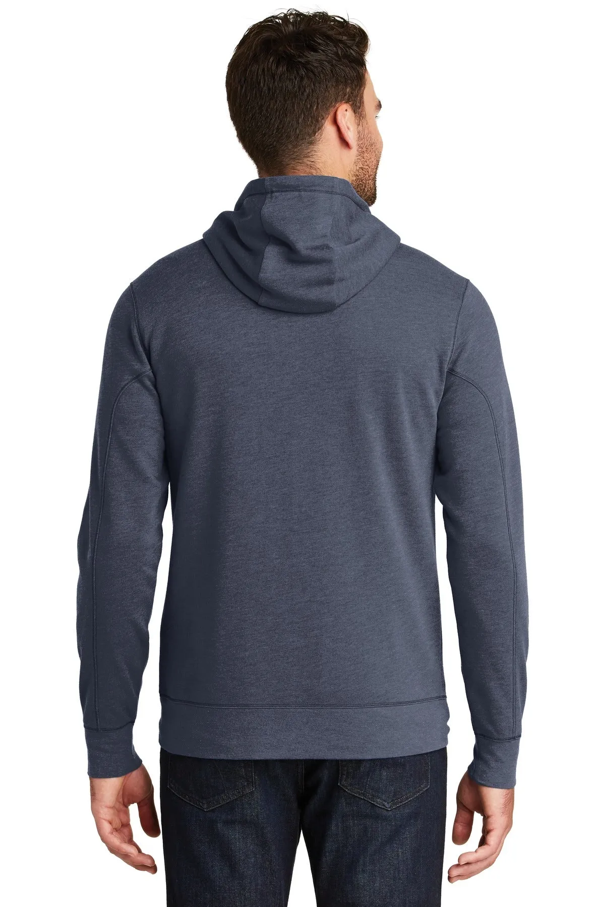 New Era Men's Tri-Blend Fleece Full-Zip Hoodie. NEA511