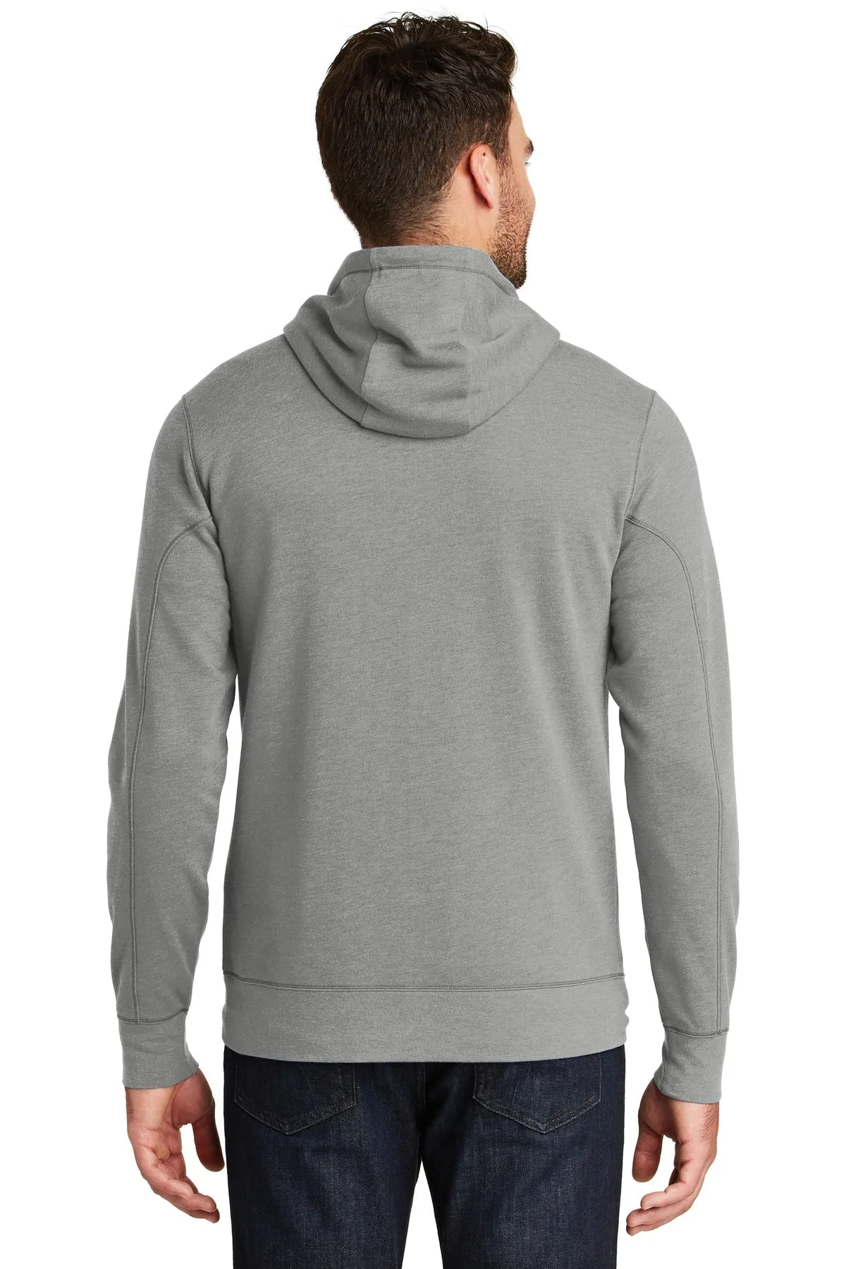 New Era Men's Tri-Blend Fleece Full-Zip Hoodie. NEA511