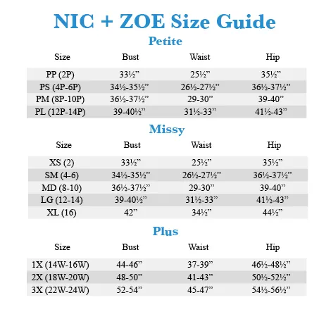 NIC+ZOE Cascade Skirt