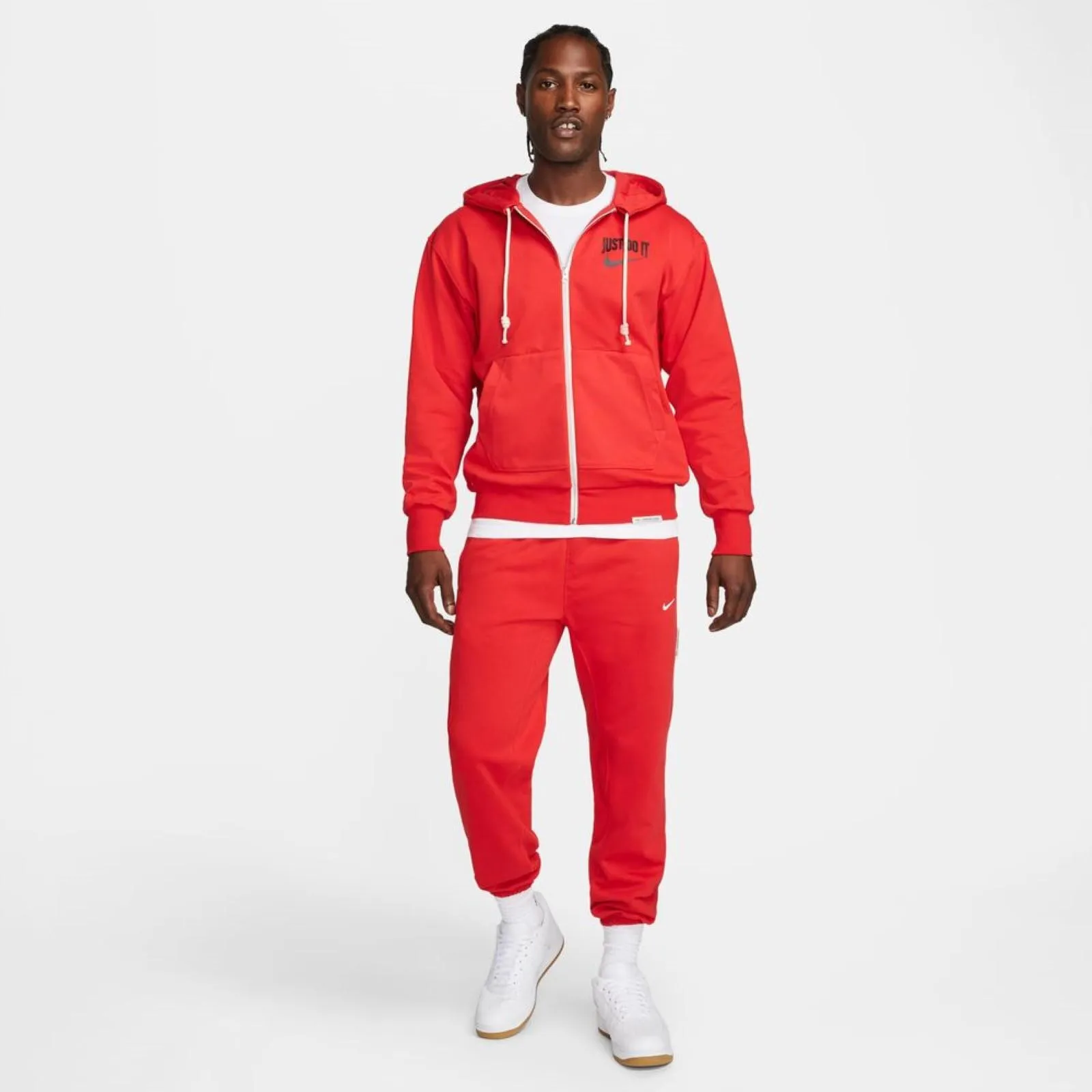 Nike Dri-FIT Standard Issue Full-Zip Basketball Hoodie ''University Red''