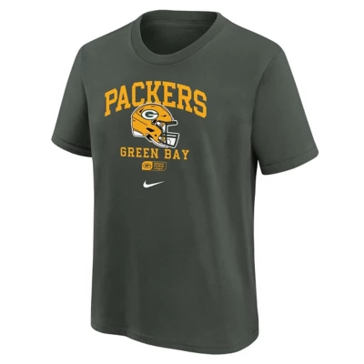 Nike Kids' Green Bay Packers Essential Helmet T-Shirt