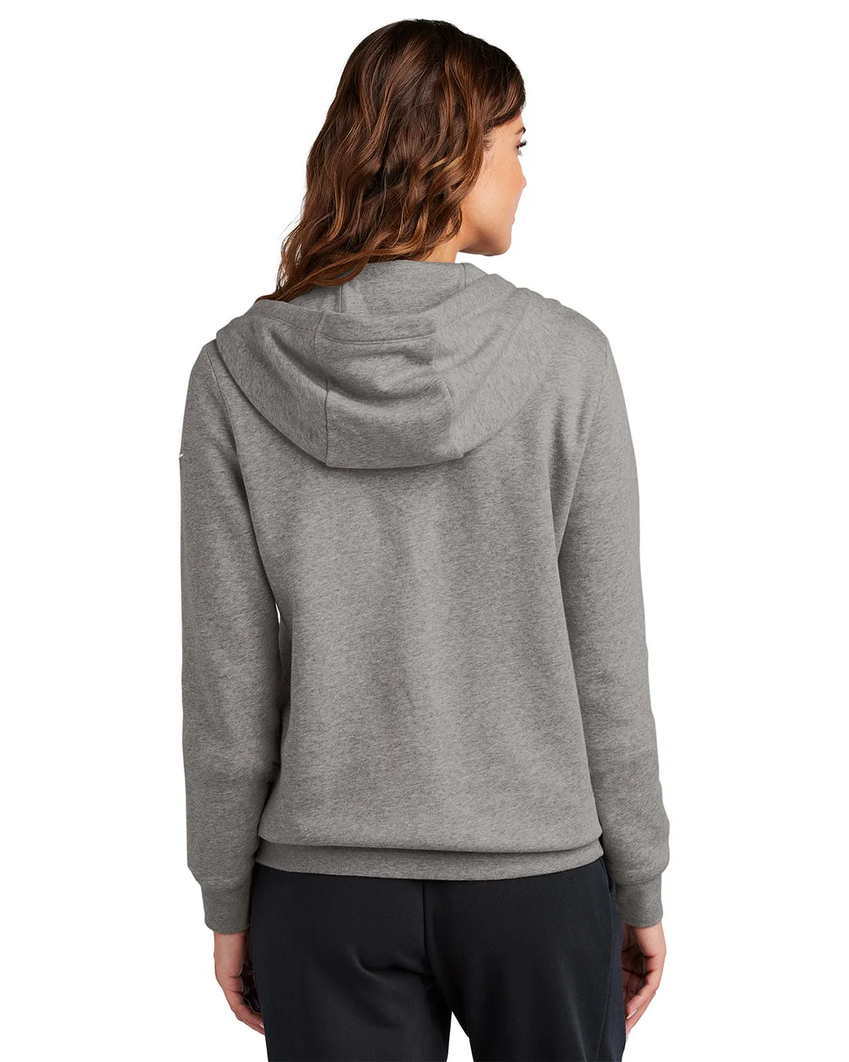 Nike Ladies Club Fleece Sleeve Swoosh Full-Zip Hoodie NKFD9890