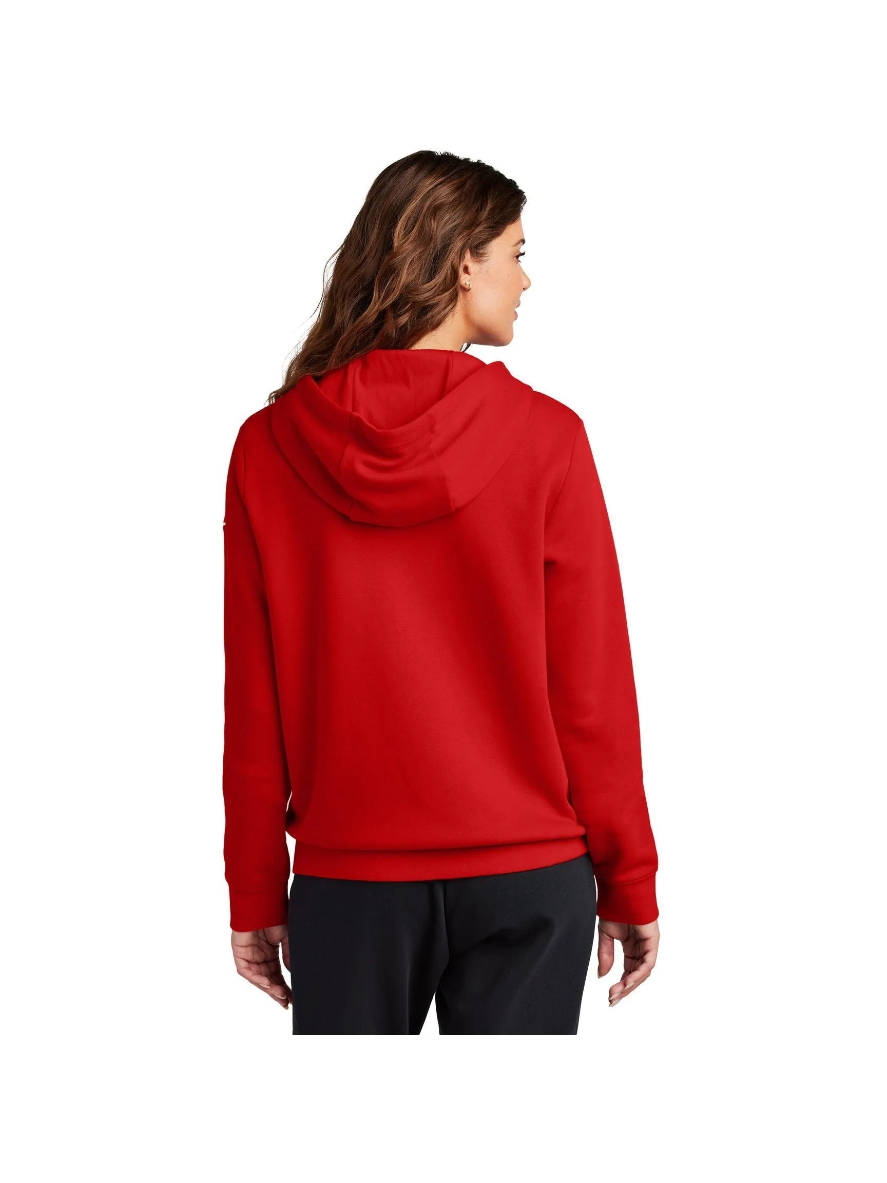 Nike Ladies Club Fleece Sleeve Swoosh Full-Zip Hoodie