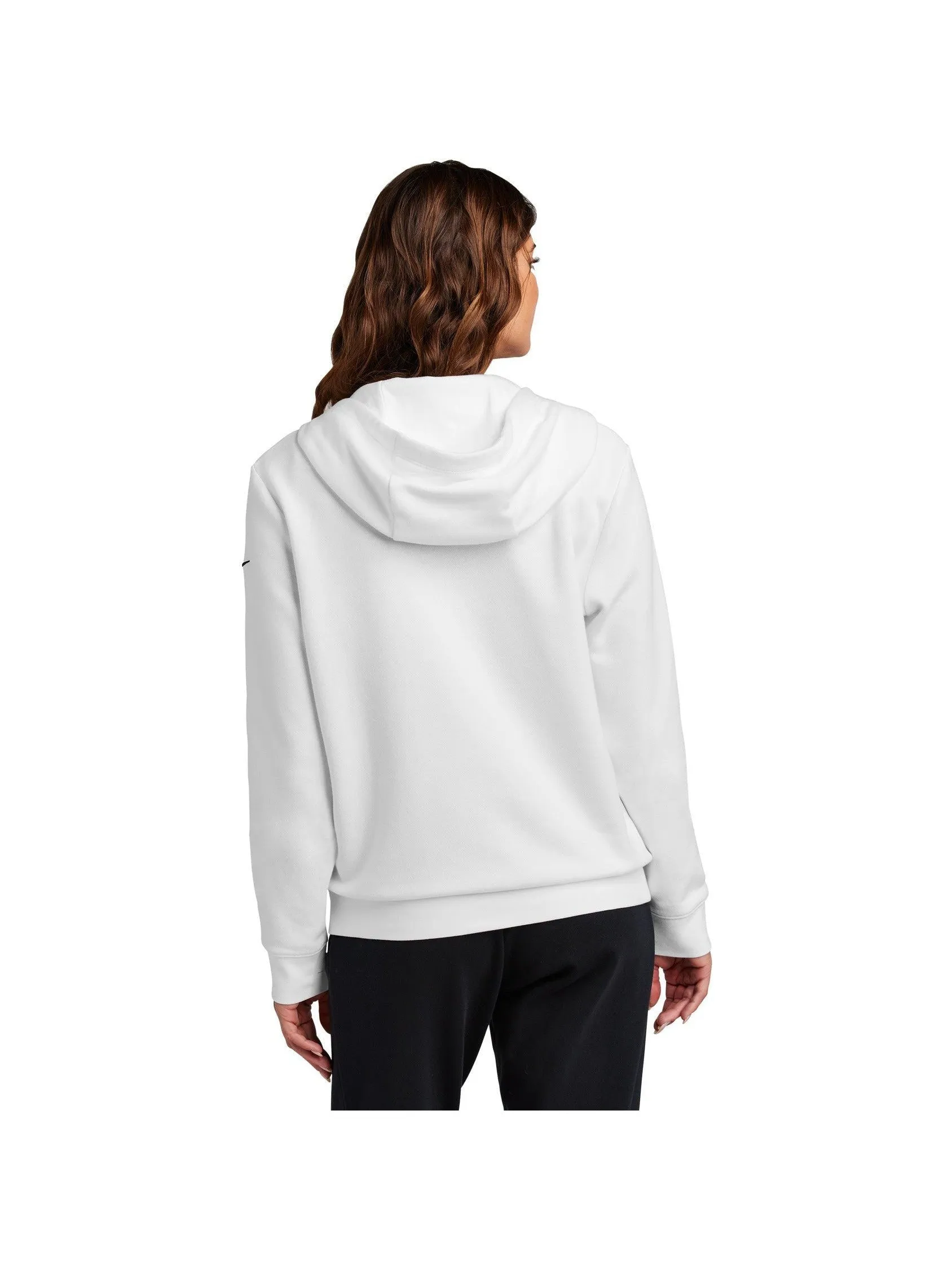 Nike Ladies Club Fleece Sleeve Swoosh Full-Zip Hoodie