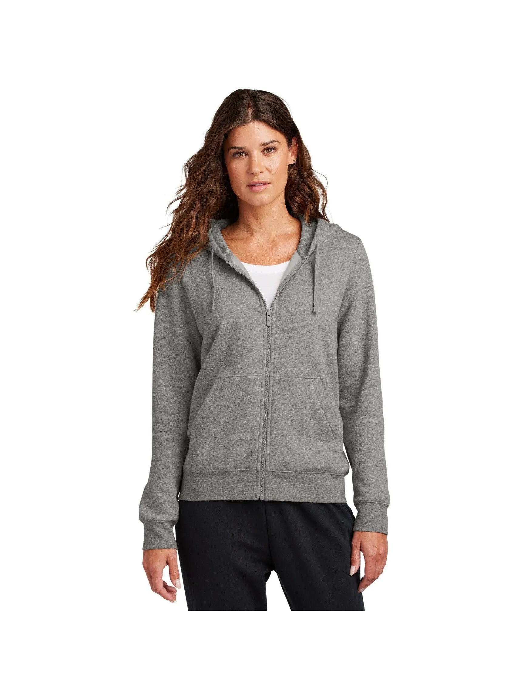 Nike Ladies Club Fleece Sleeve Swoosh Full-Zip Hoodie