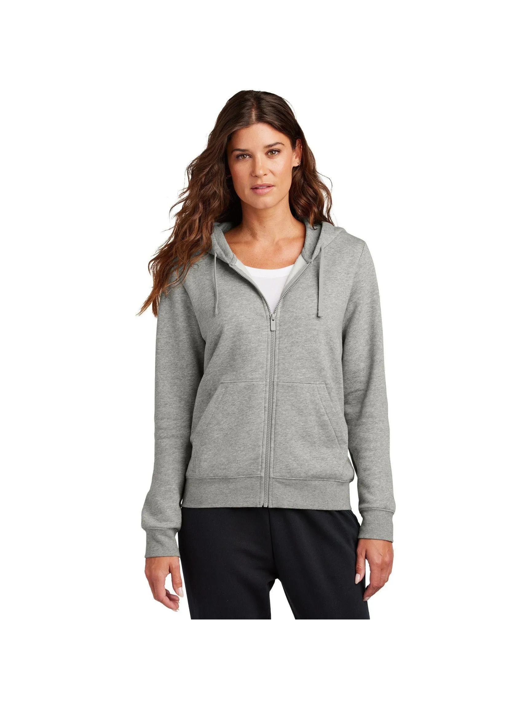 Nike Ladies Club Fleece Sleeve Swoosh Full-Zip Hoodie