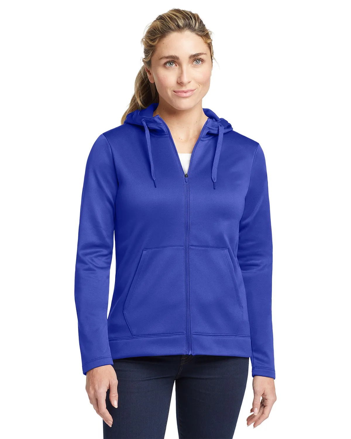 Nike NKAH6264 Ladies 7 oz Therma-FIT Full-Zip Fleece Hoodie