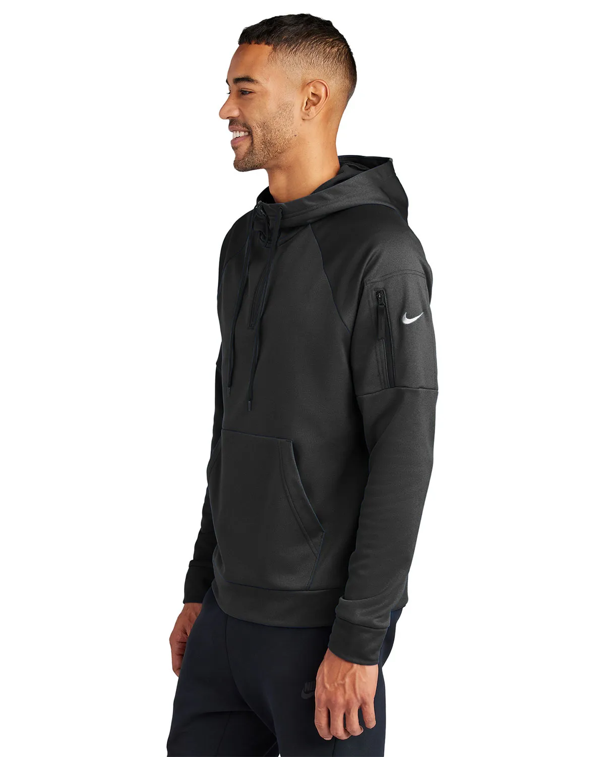 Nike Therma-FIT Pocket 1/4-Zip Fleece Hoodie NKFD9742