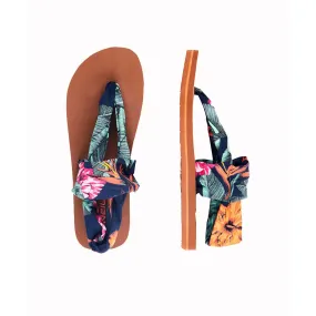 O'Neill Womens Ditsy Wrap Sandals - Blue AOP