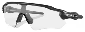 Oakley Radar EV Path Clear To Black Iridium Photochromic Goggles - Steel / Ref: OO9208-13