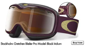 Oakley Stockholm Goggles- Gretchen Bleiler- Black Irid Lens