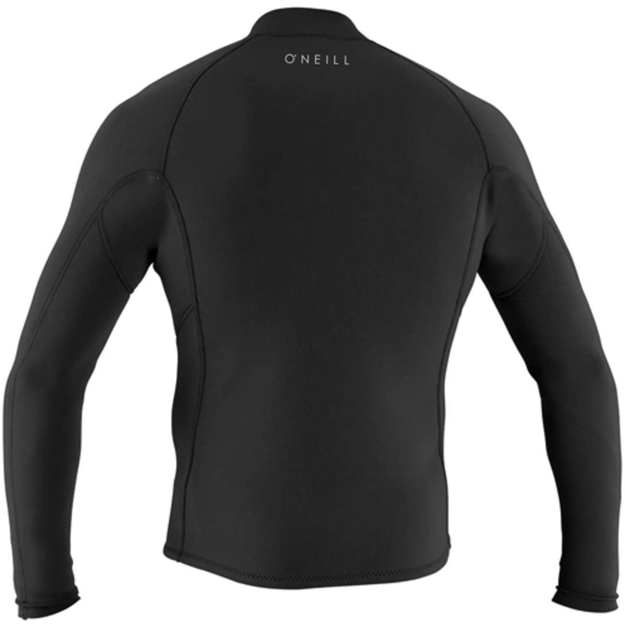 O'NEILL MENS REACTOR-2 1.5MM FRONT ZIP WETSUIT JACKET - BLACK/BLACK