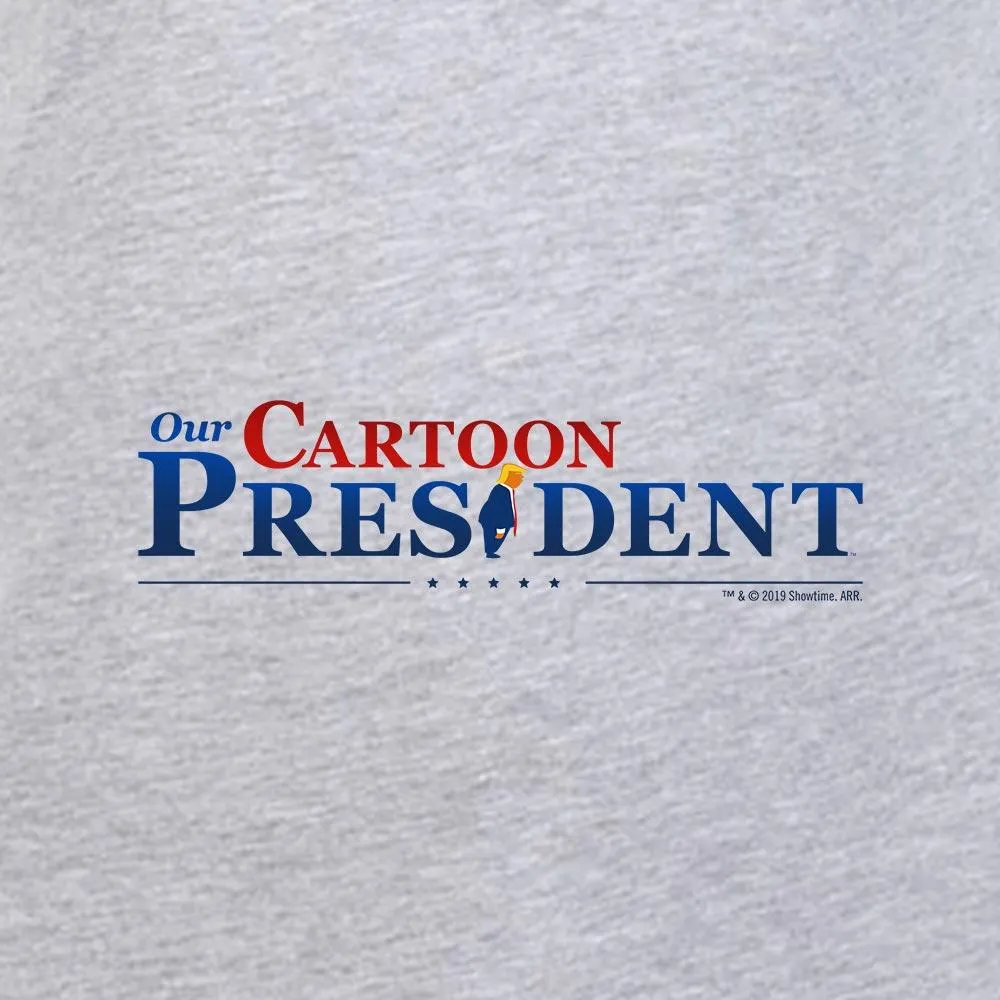 Our Cartoon President Logo Fleece Zip-Up Hooded Sweatshirt