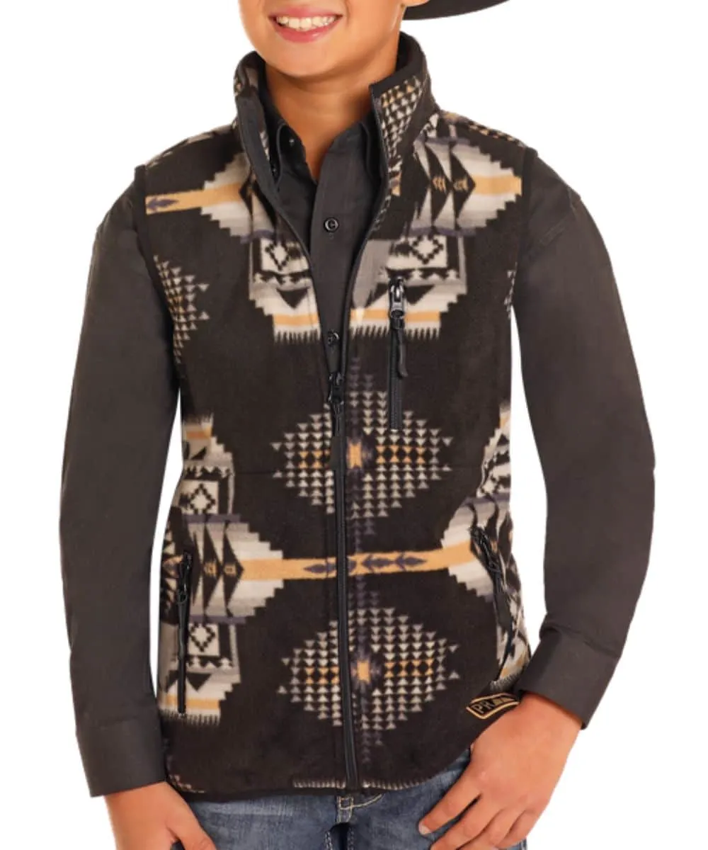 Panhandle Boys' Powder River Fleece Vest