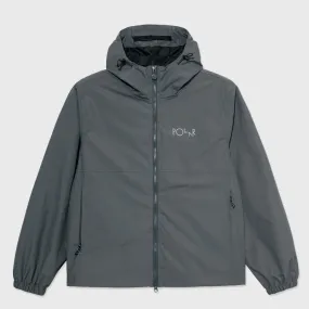 Polar Skate Co. - Coach Hooded Zip Jacket - Graphite