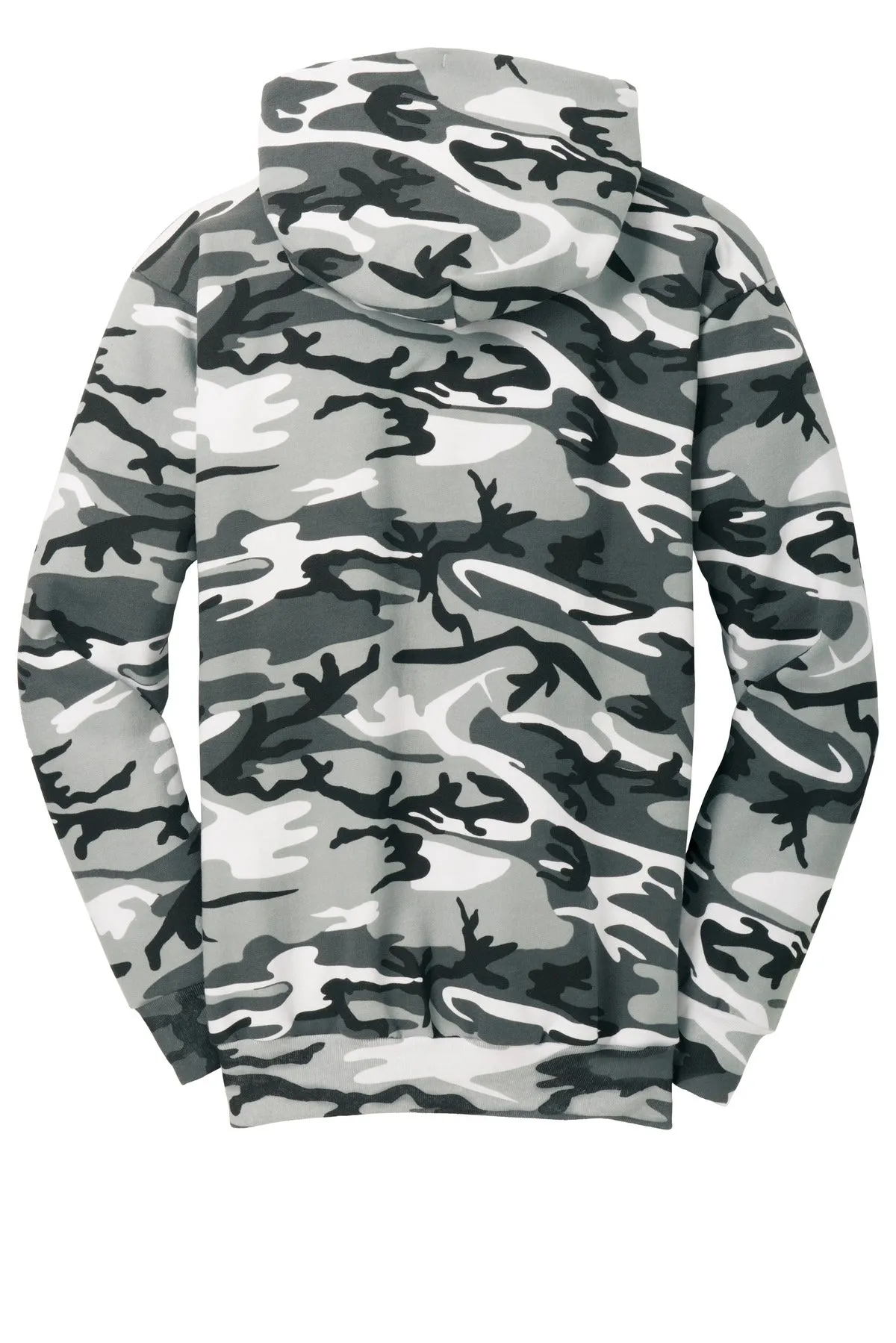 Port & Company Men's Core Fleece Camo Pullover Hooded Sweatshirt. PC78HC