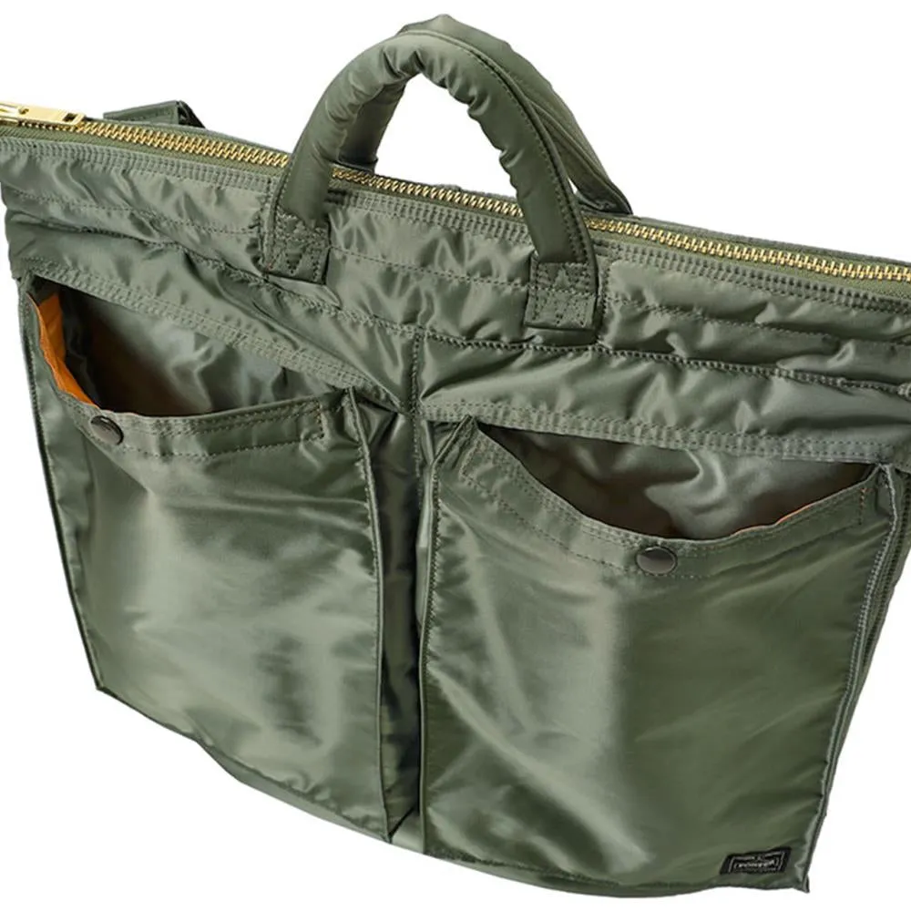 porter by yoshida tanker 2way helmet bag (olive)