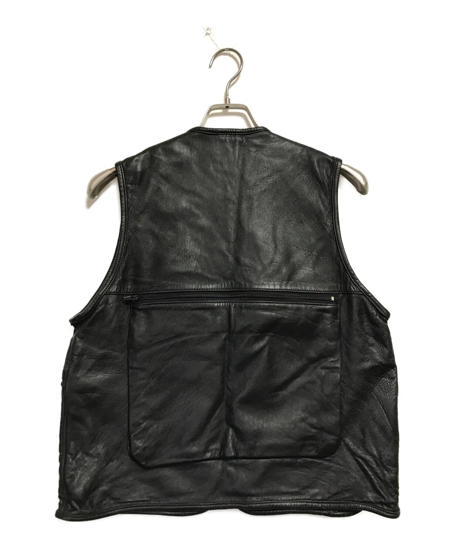 [Pre-owned] I.S. Vintage leather fishing vest RQ33069 ISSEY MIYAKE