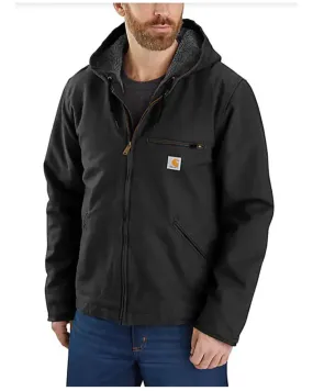 Product Name:  Carhartt Men's Washed Duck Sherpa Lined Hooded Work Jacket - Big & Tall