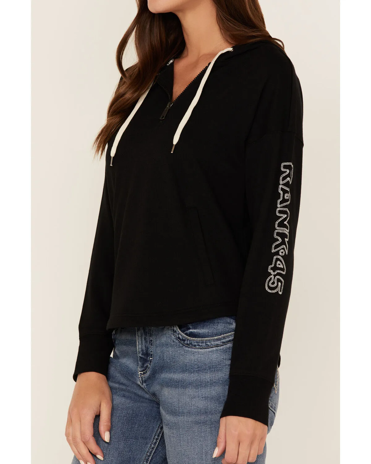 Product Name:  RANK 45® Women's Quarter Zip Sweatshirt Hoodie