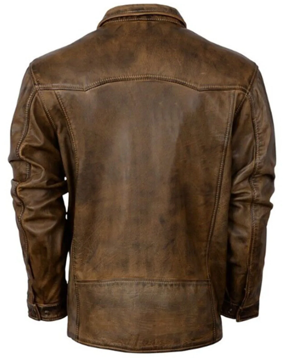 Product Name:  STS Ranchwear By Carroll Men's Ranch Hand Leather Jacket - 4X