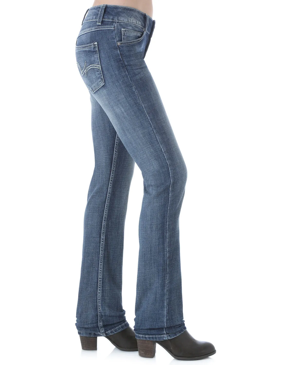 Product Name:  Wrangler Women's Medium Wash Straight Leg Jeans