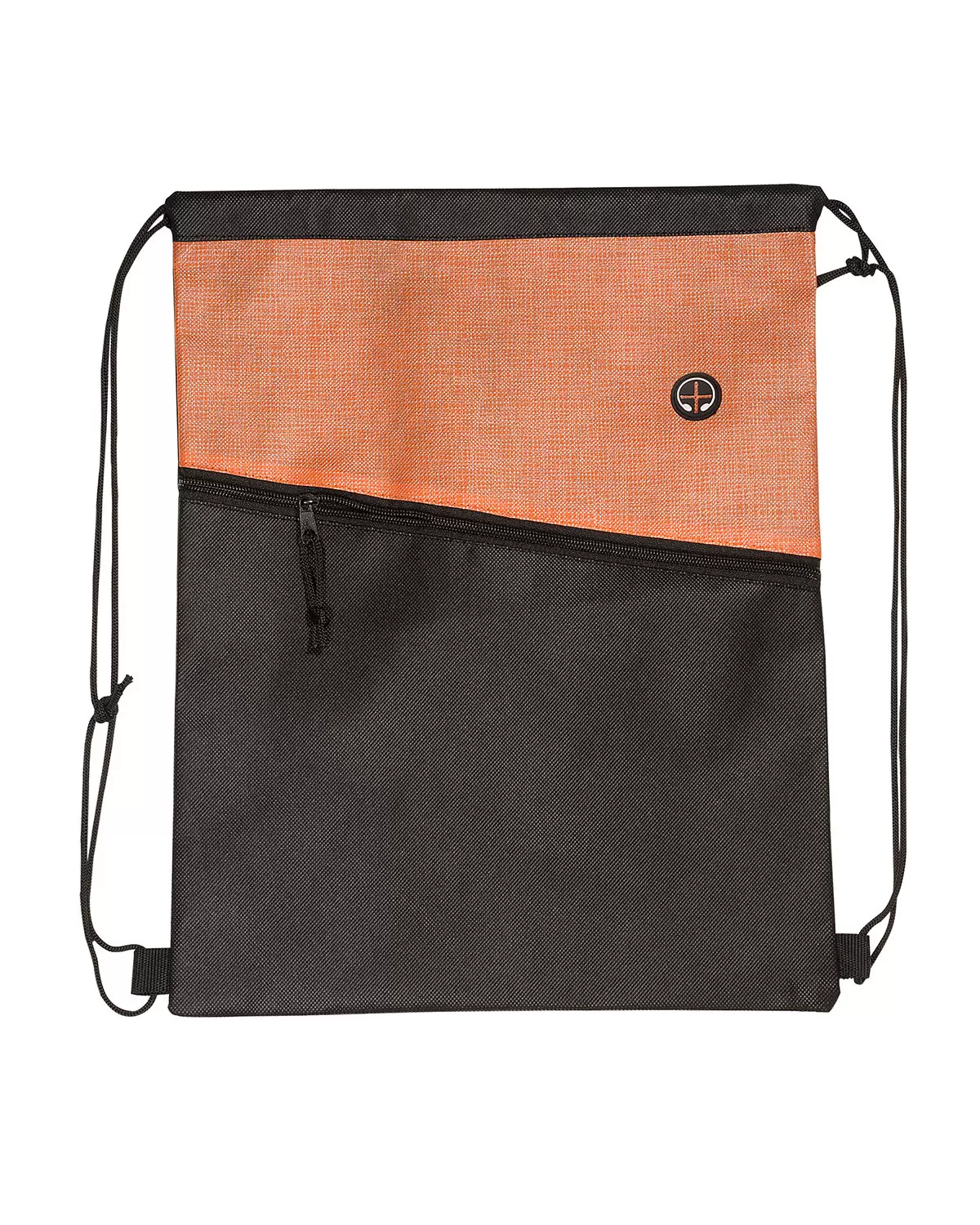 Promo Goods  BG219 Tonal Heathered Non-Woven Drawstring Backpack SKU: BG219