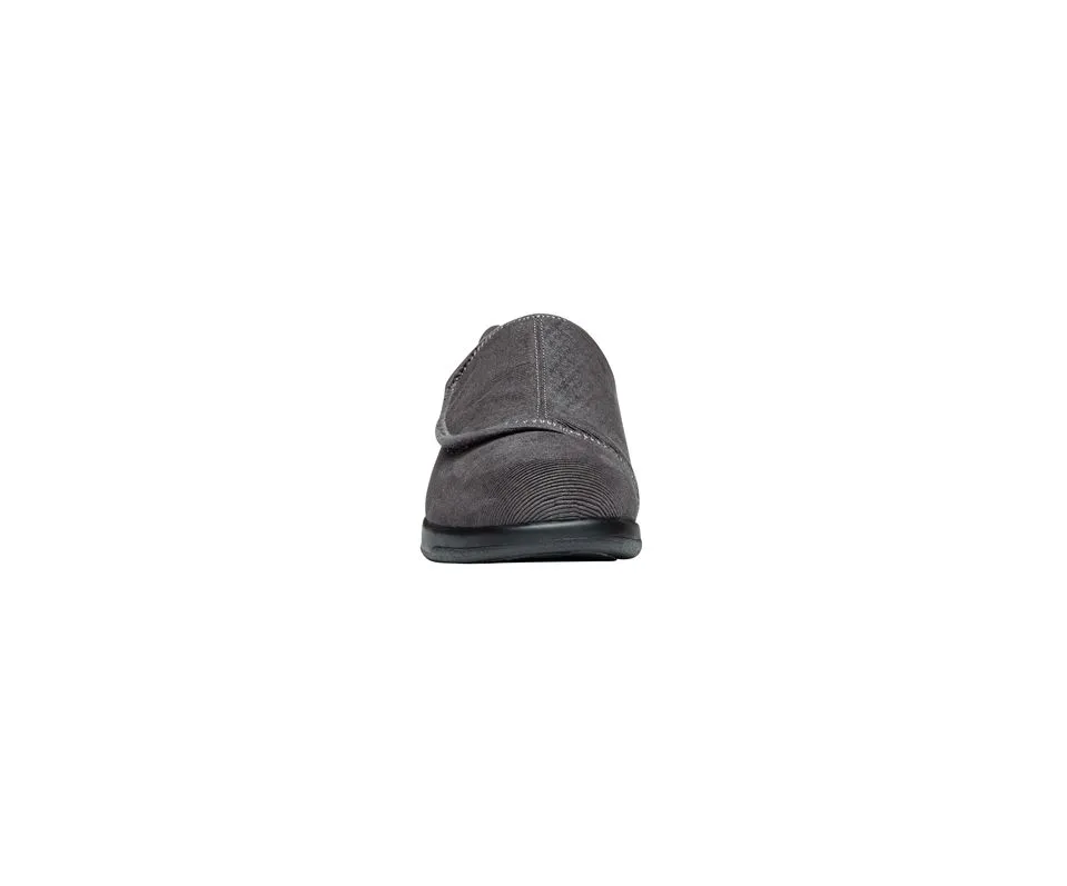 Propet Preferred Cush'N Foot Slipper - Slate Corduroy